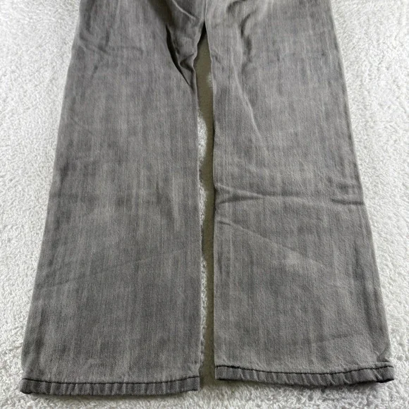 Y2K Levi 514 Slim Straight Light Gray Grey Stone Wash 29x30 Denim Jeans Pants - Picture 11 of 12